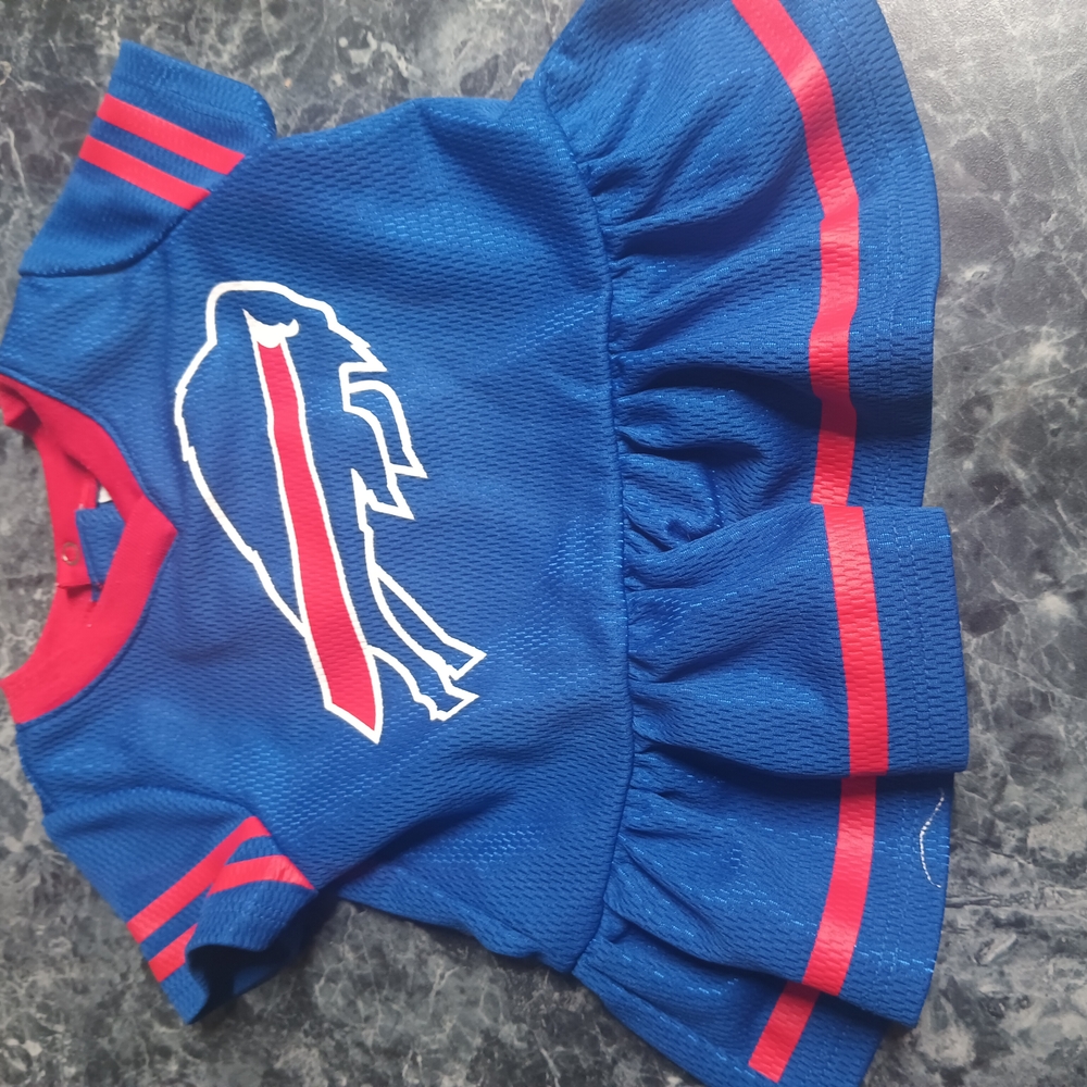 NFL Buffalo Bills Blue and Red Jersey Top